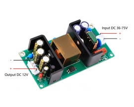 12V 5A Switching Power Supply Board, DC-DC 60W Step Down Power Supply Module, 36V-75V to 12V 5000mA Buck Voltage Converter